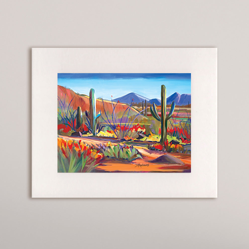 Along the Red Mile- Matted Print