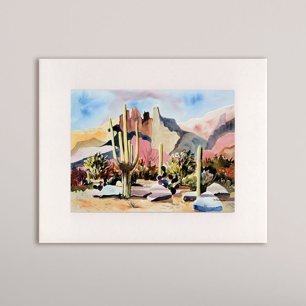 Armand's Finger Rock- Matted Print
