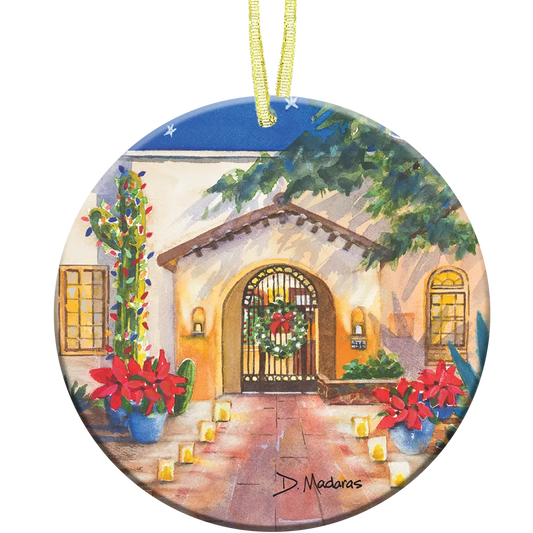 Armory Park Christmas - Ceramic Ornament