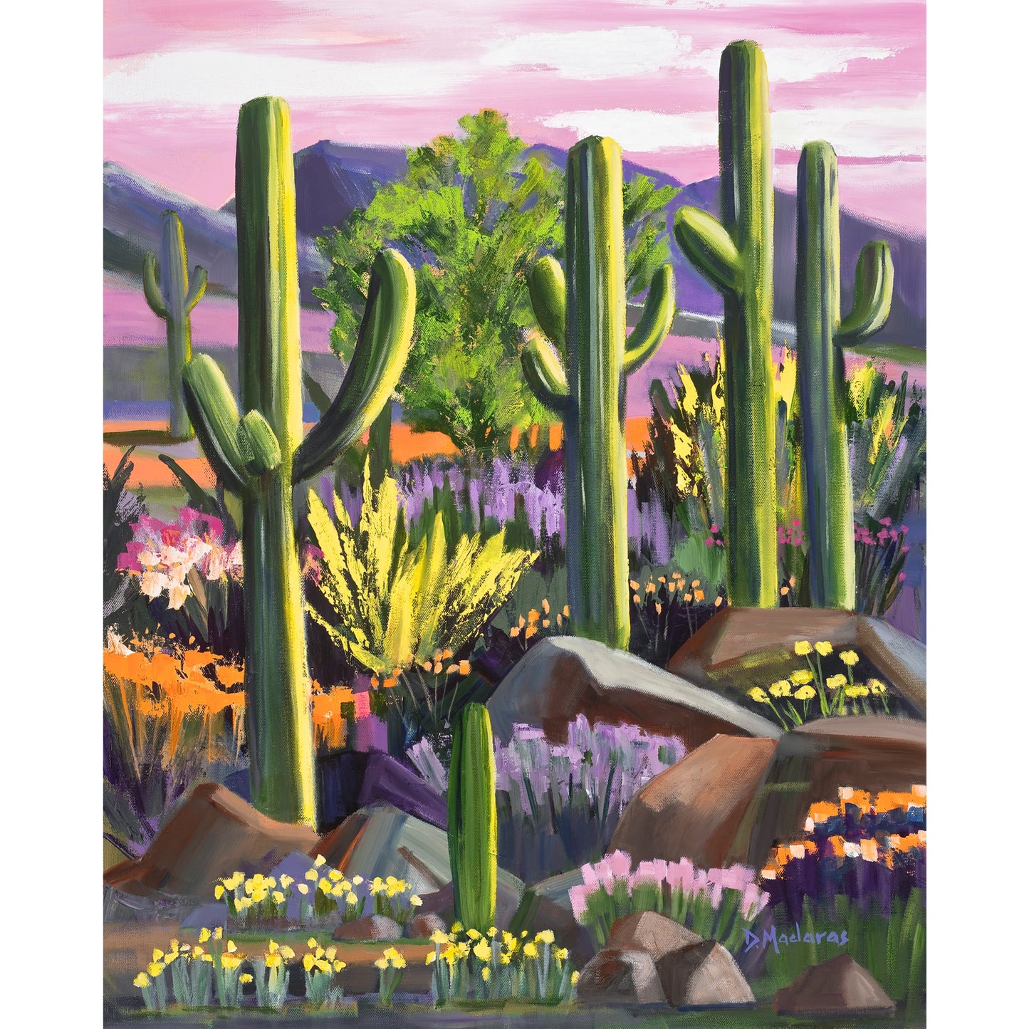 Bloomin’ Desert- Canvas