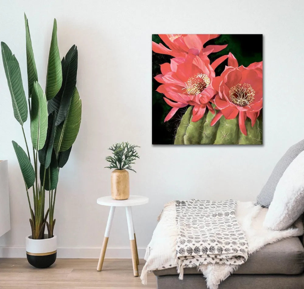 Barrel Cactus Bloom by Erynn Knowles