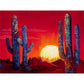 Birds in the Saguaro- Canvas