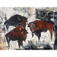 Bison on Parade- Matted Print