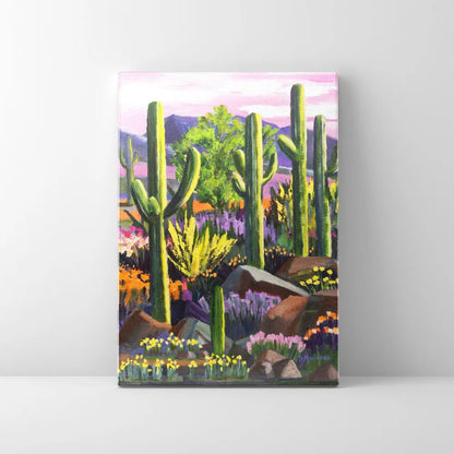 Bloomin’ Desert- Canvas