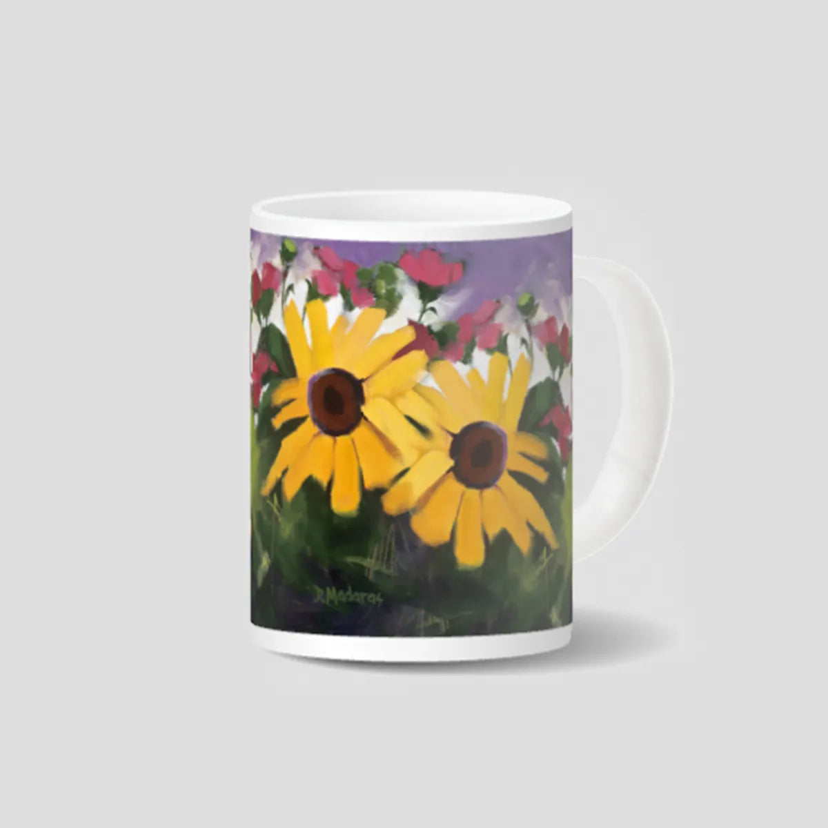 Three Sunflowers - Bone China Mug