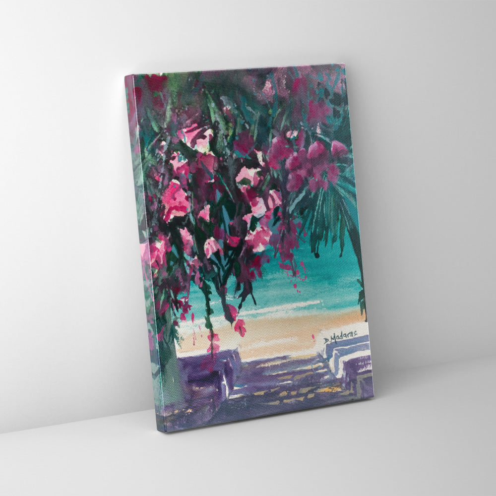 Bougainvillea by the Sea- Canvas