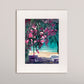 Bougainvillea by the Sea- Matted Print