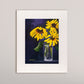 Bruce's Sunflowers- Matted Print