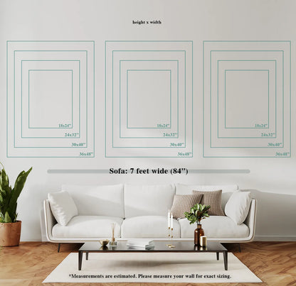 Along the Red Mile - Canvas Triptych
