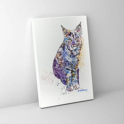 Amber's Bobcat - Canvas