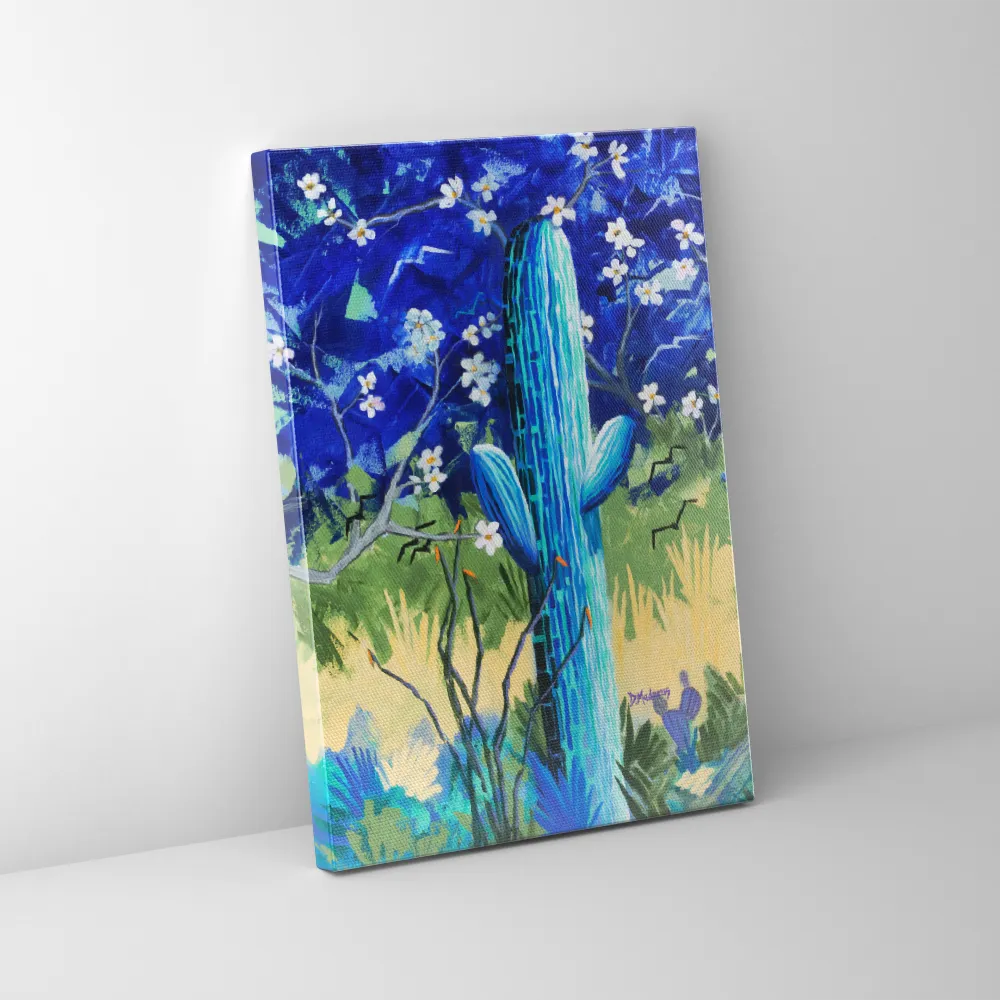 Desert Ode to Van Gogh - Mini Canvas