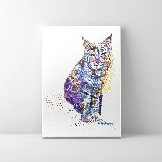 Amber's Bobcat - Canvas