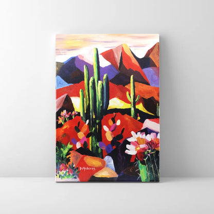 Desert Bloom - Canvas