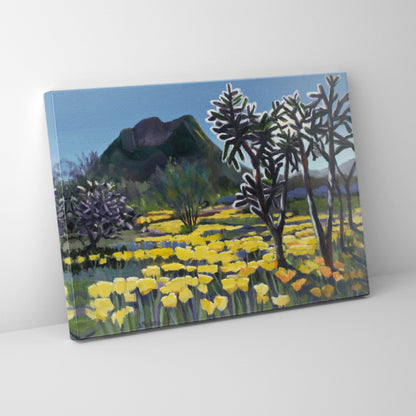 Chollas in the Poppy Field- Canvas