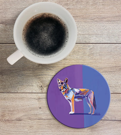 Coyote Pretty - Ceramic Coaster