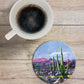 Party Cactus - Ceramic Coaster