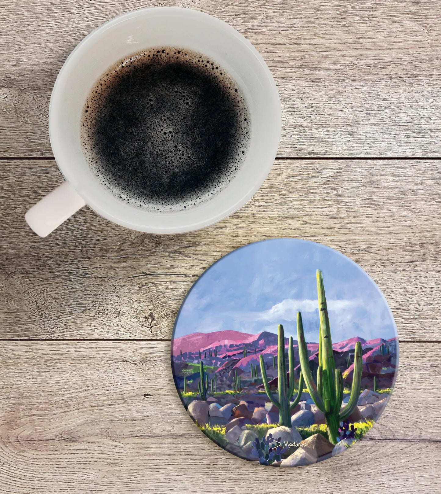 Party Cactus - Ceramic Coaster