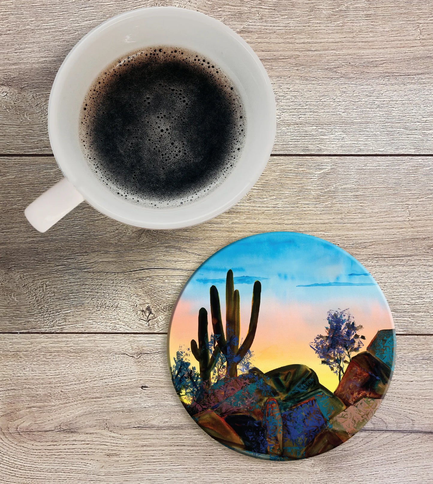 Silhouette - Ceramic Coaster