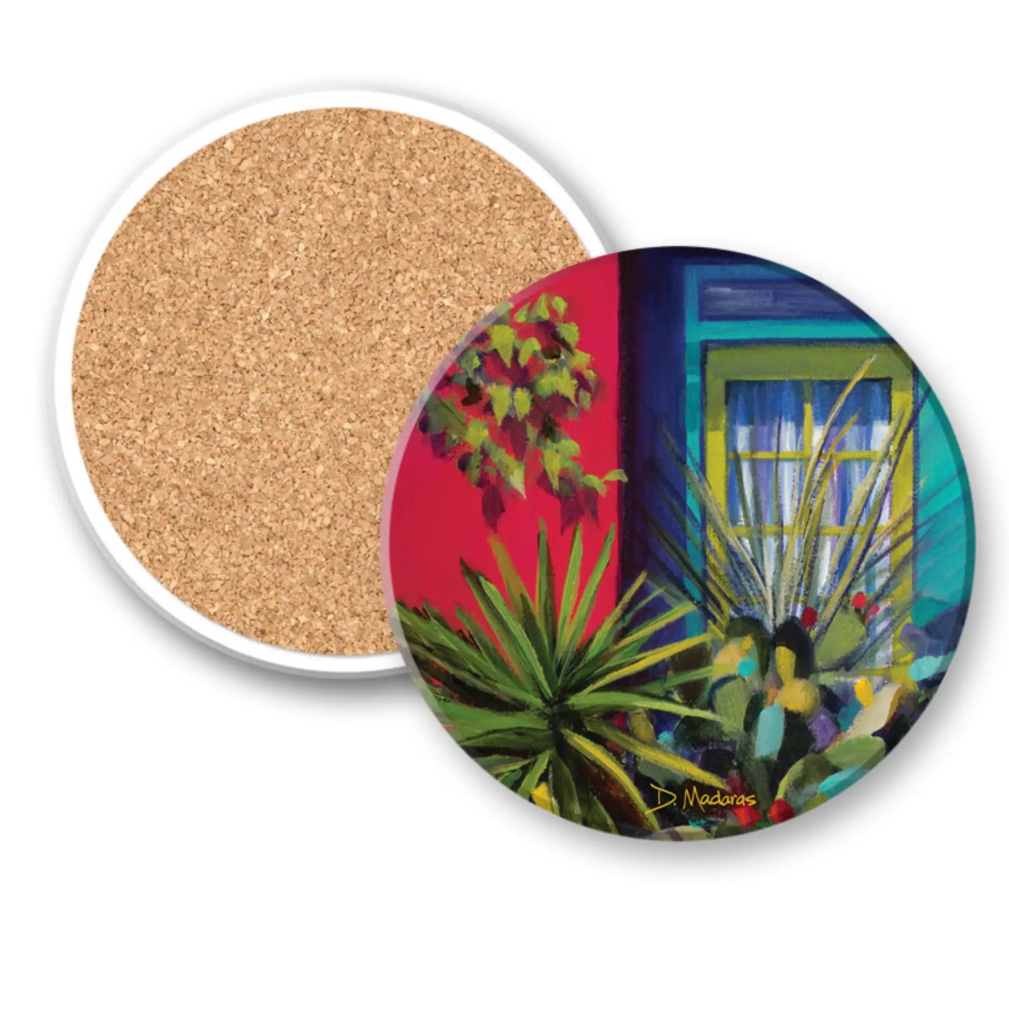 Door in the Barrio - Ceramic Coaster
