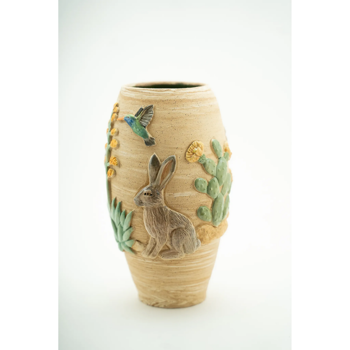 Desert Dwellers Vase 9.5x4.5" by Colleen Conlin