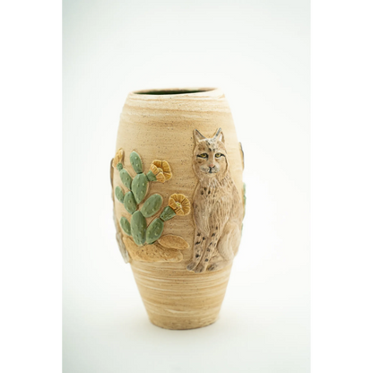Desert Dwellers Vase 9.5x4.5" by Colleen Conlin