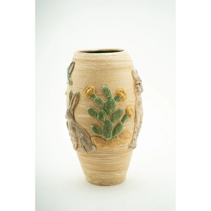 Desert Dwellers Vase 9.5x4.5" by Colleen Conlin