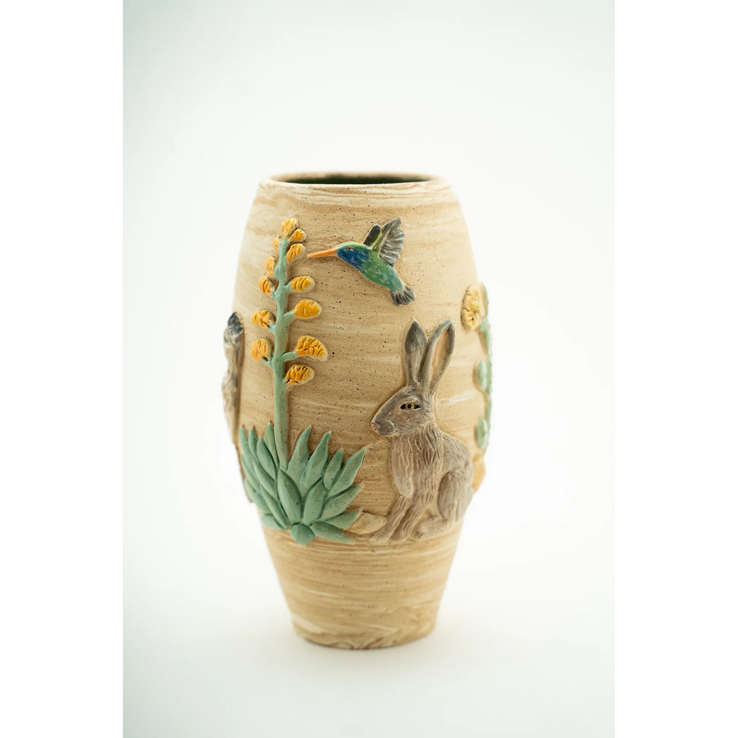 Desert Dwellers Vase 9.5x4.5" by Colleen Conlin