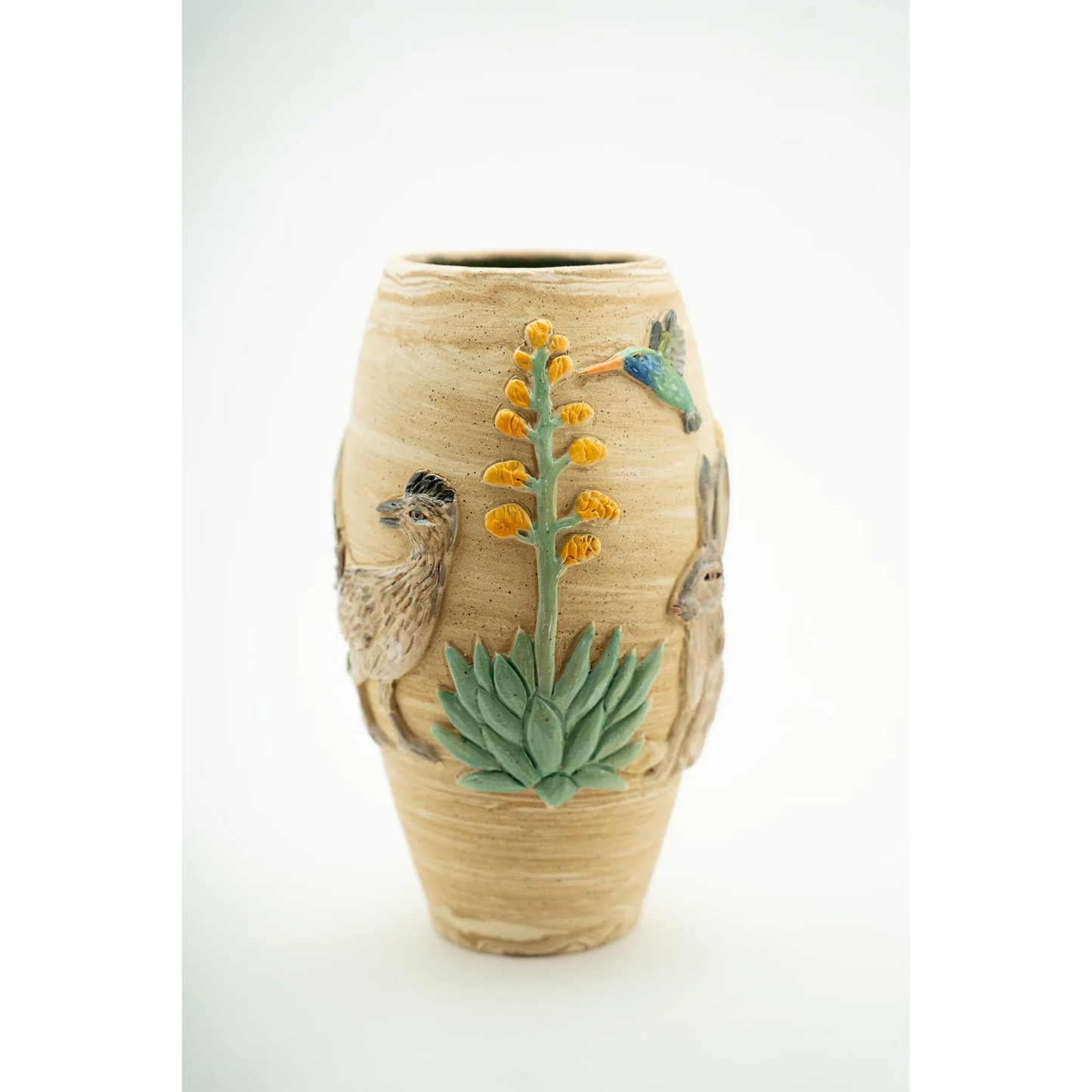 Desert Dwellers Vase 9.5x4.5" by Colleen Conlin