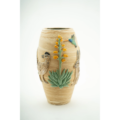 Desert Dwellers Vase 9.5x4.5" by Colleen Conlin