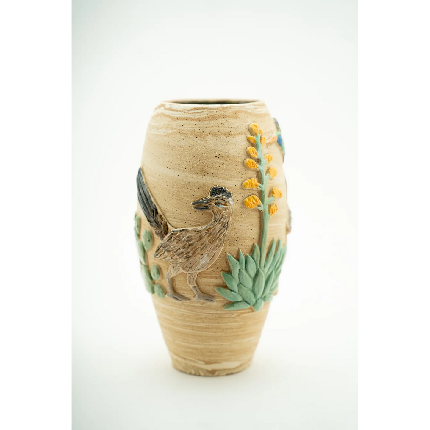 Desert Dwellers Vase 9.5x4.5" by Colleen Conlin