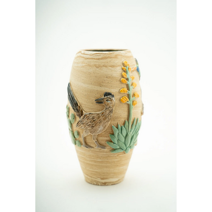 Desert Dwellers Vase 9.5x4.5" by Colleen Conlin