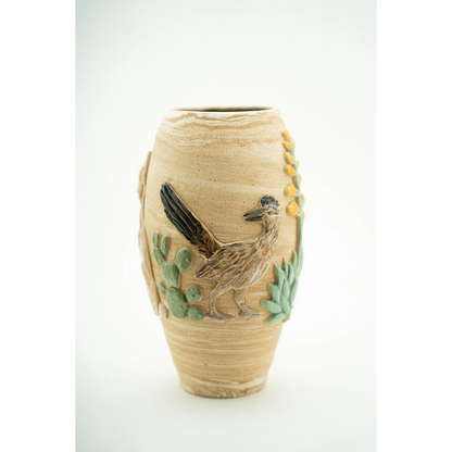 Desert Dwellers Vase 9.5x4.5" by Colleen Conlin