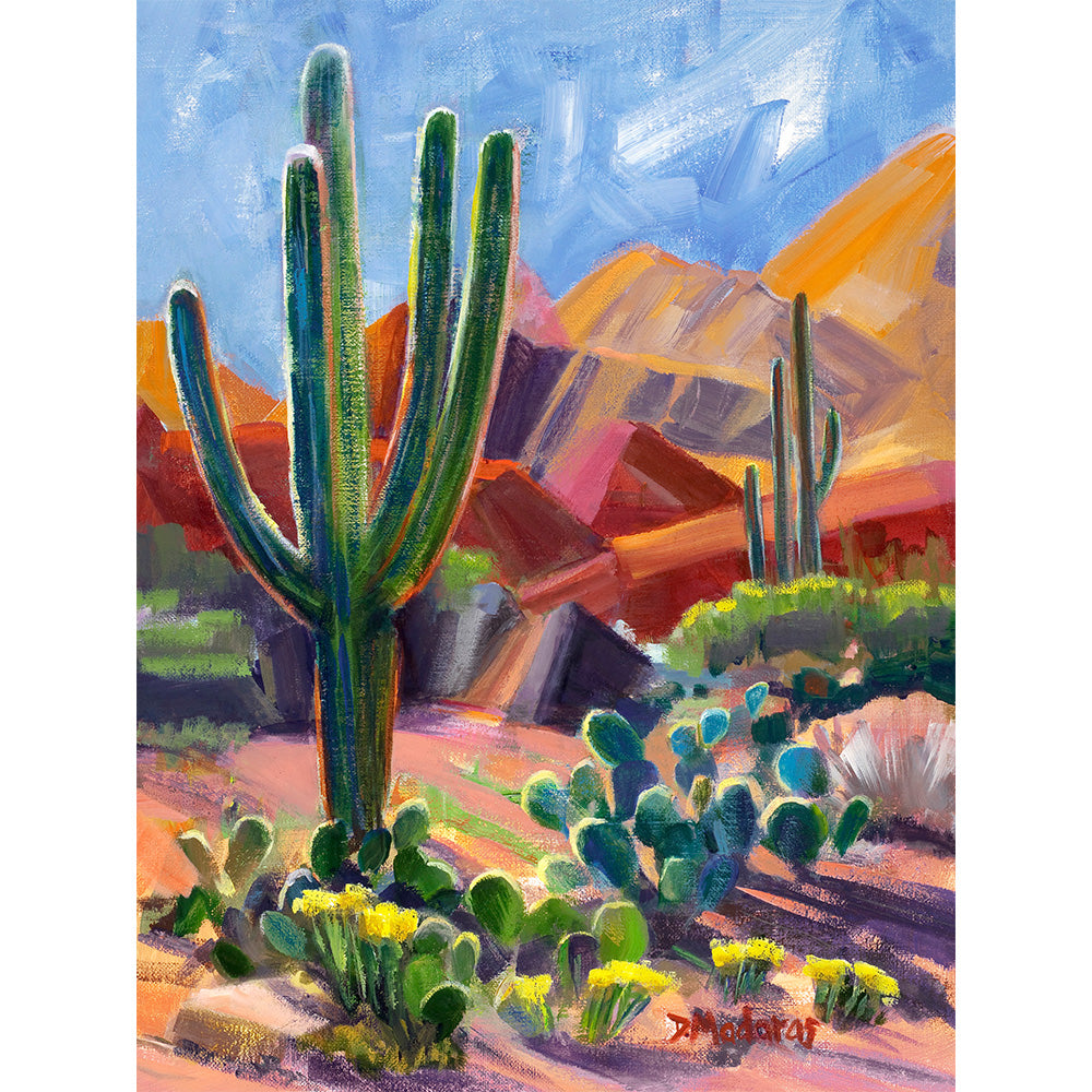 Derek's Desert- Matted Print