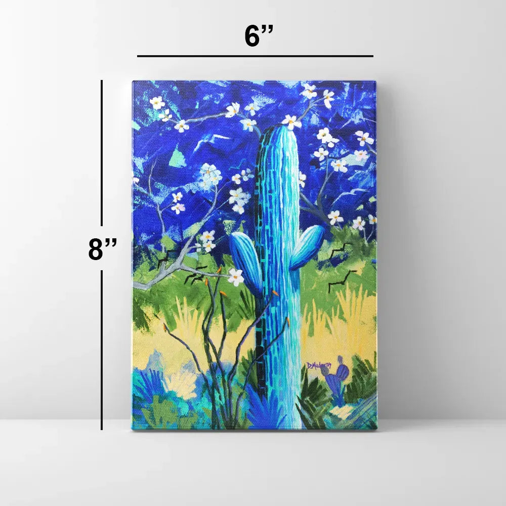 Desert Ode to Van Gogh - Mini Canvas