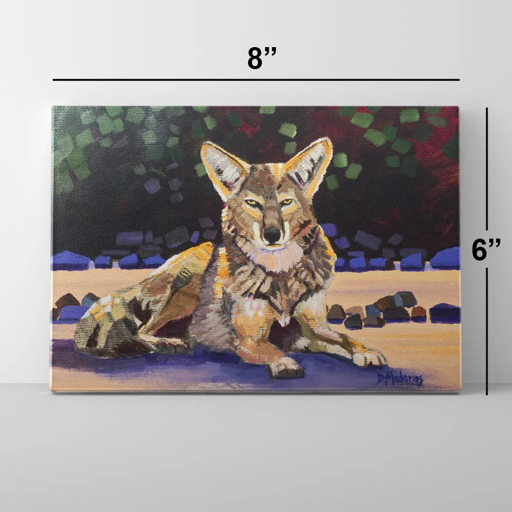 Electric Coyote - Mini Canvas