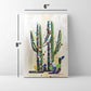 Saguaro Pollock 2 - Mini Canvas