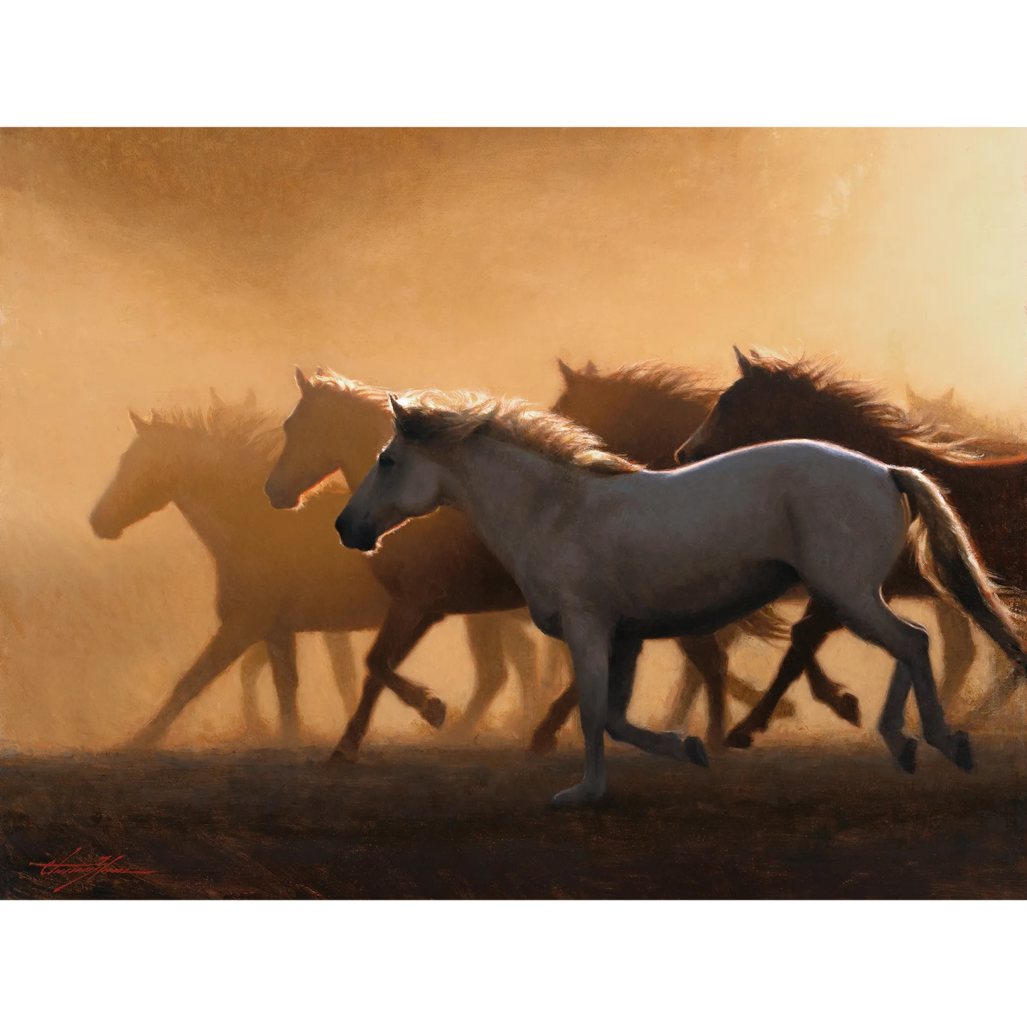 Dusk by Chauncey Homer- Canvas Giclée
