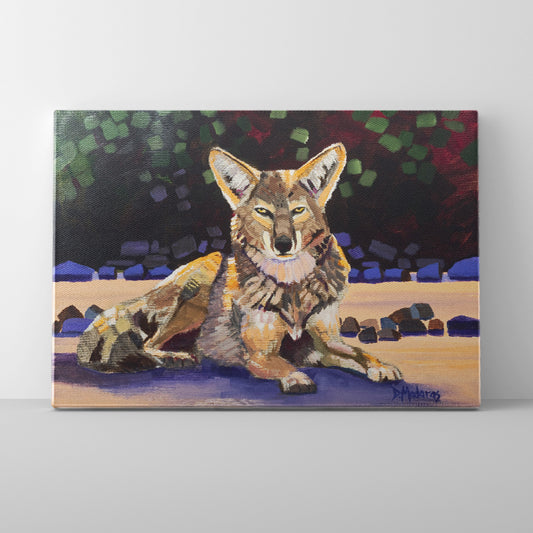 Electric Coyote - Mini Canvas