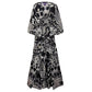 Elegante Vita Italian Silk Kaftan Dress by Pax Philomena