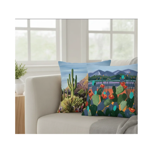 First Light + Third Peak Throw Pillow Set