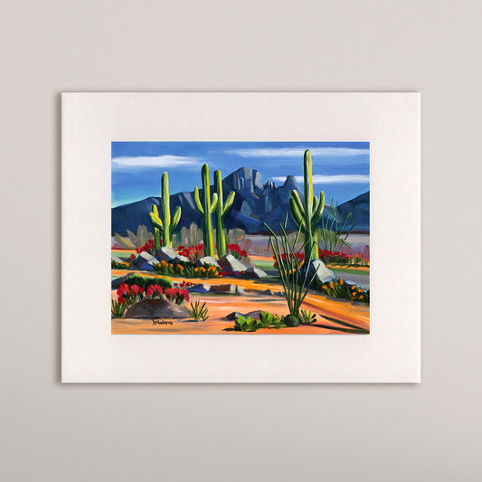 Finger Rock Blues- Matted Print