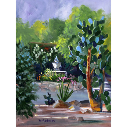 Fountain in the Desert- Canvas