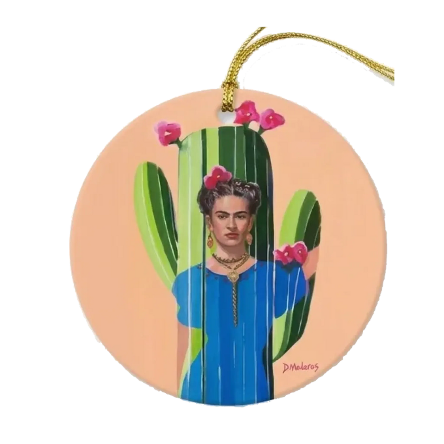 Saguaro Frida - Ceramic Ornament
