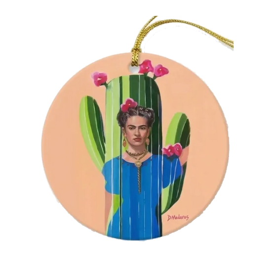 Saguaro Frida - Ceramic Ornament