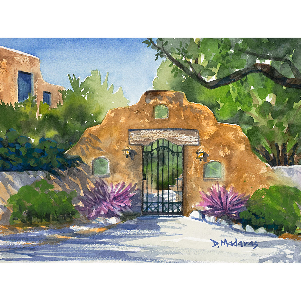 Gate in the Santa Ritas- Canvas