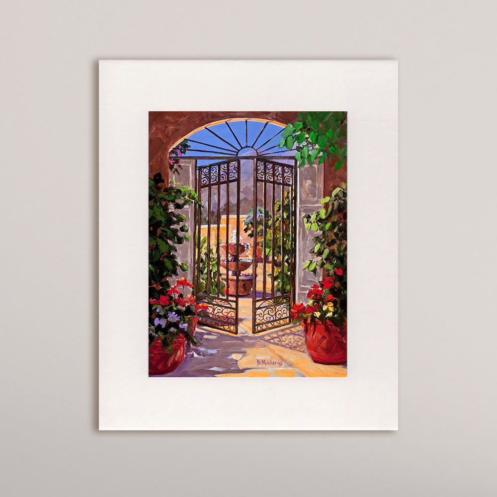 Gateway to the Mountains- Matted Print