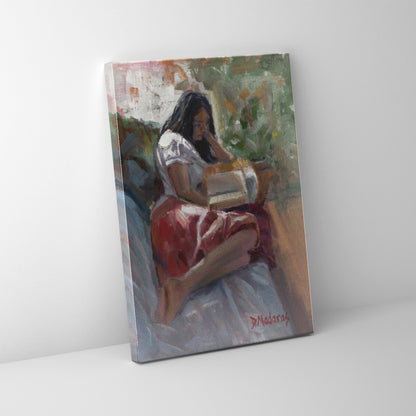 Girl on the Couch- Canvas