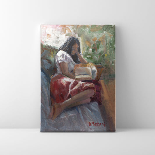 Girl on the Couch- Canvas