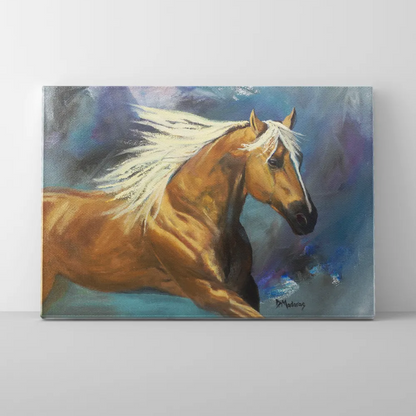 Golden Horse - Mini Canvas