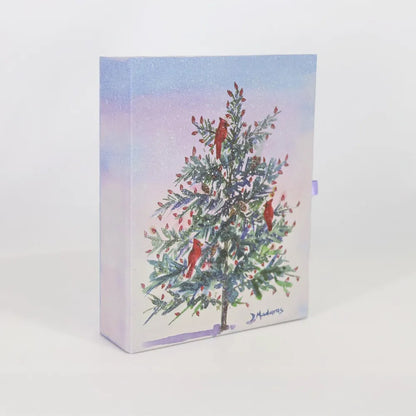 Christmas Cardinal- Signature Holiday Card Box